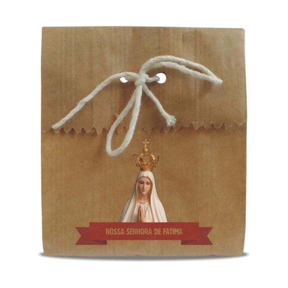SAQUINHO PAPEL PERSONALIZADO - NOSSA SENHORA DE FÁTIMA