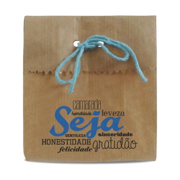 SAQUINHO PAPEL PERSONALIZADO - SEJA