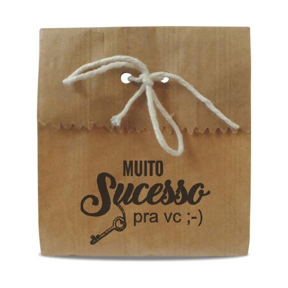 SAQUINHO PAPEL PERSONALIZADO - SUCESSO
