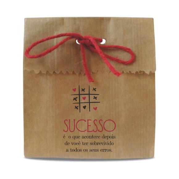 SAQUINHO PAPEL PERSONALIZADO - SUCESSO SOBREVIVE