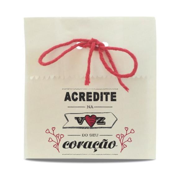 SAQUINHO PAPEL PERSONALIZADO - VOZ