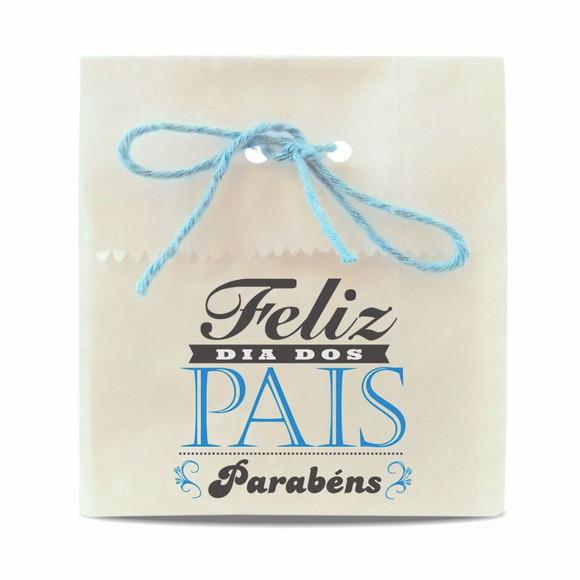 Saquinho Papel Personalizado Dia dos Pais