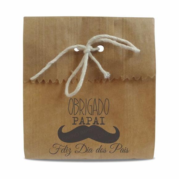 Saquinho Papel Personalizado Dia dos Pais