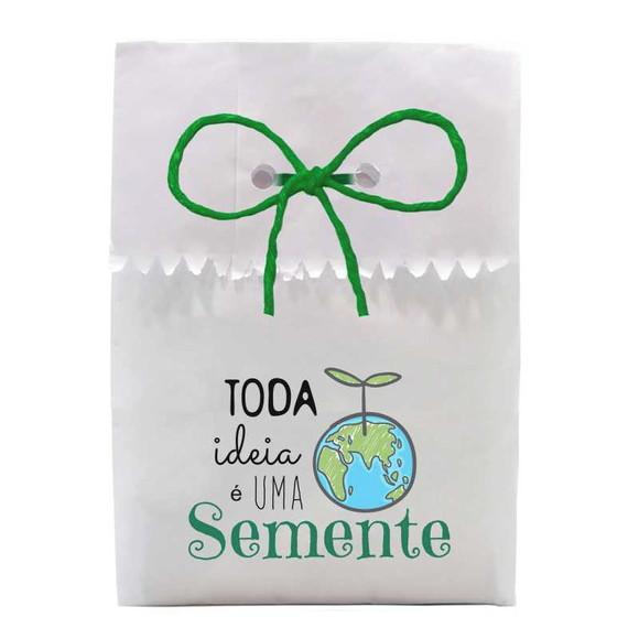 SAQUINHO PAPEL PERSONALIZADO. C/ FURO E CORDÃO - FRASES