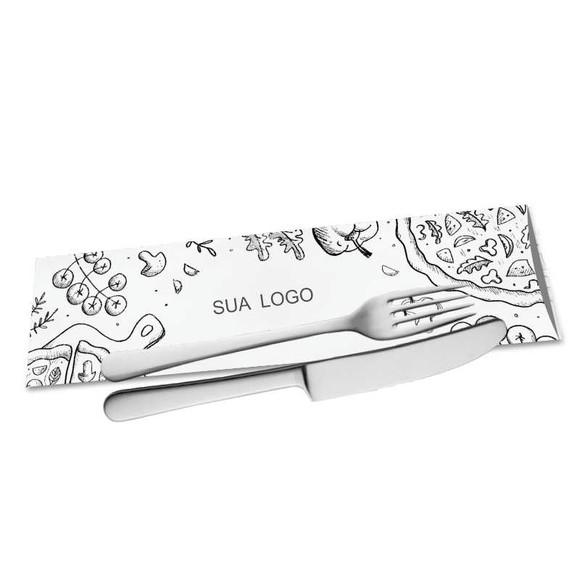 Saquinho porta talher personalizado