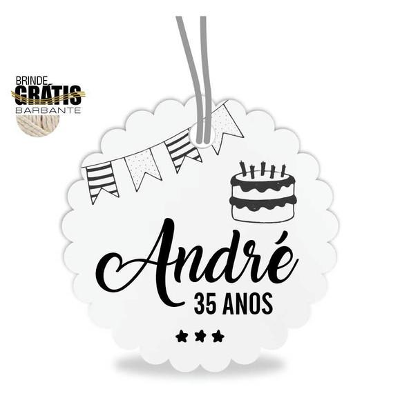 Tag Aniversário Escalope