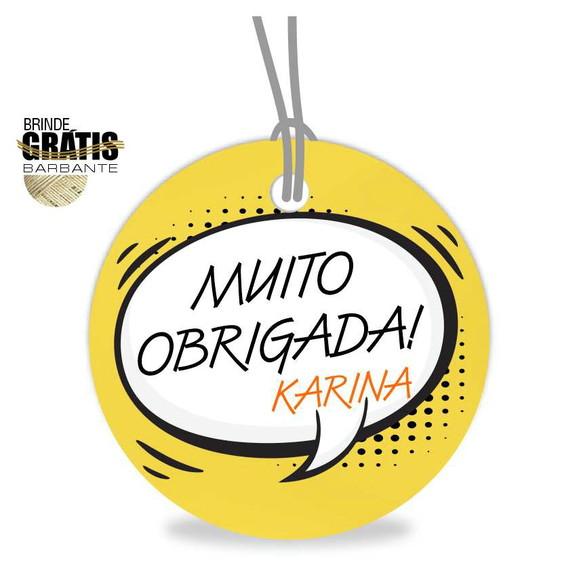 Tag aniversário redonda