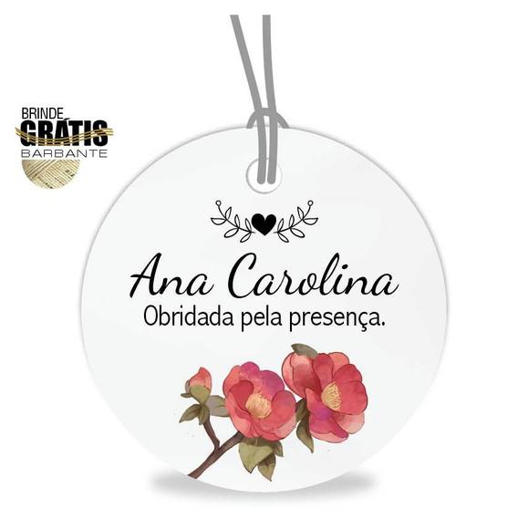 Tag aniversário redonda