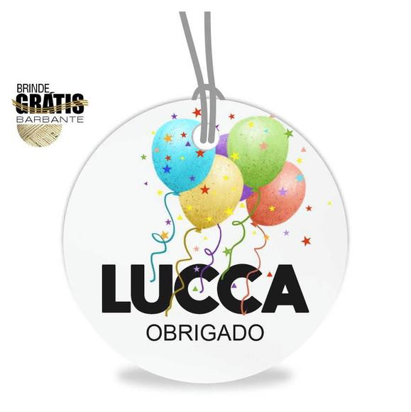 Tag aniversário redonda