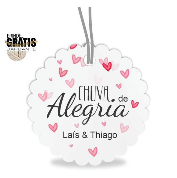Tag casamento escalope chuva de alegria