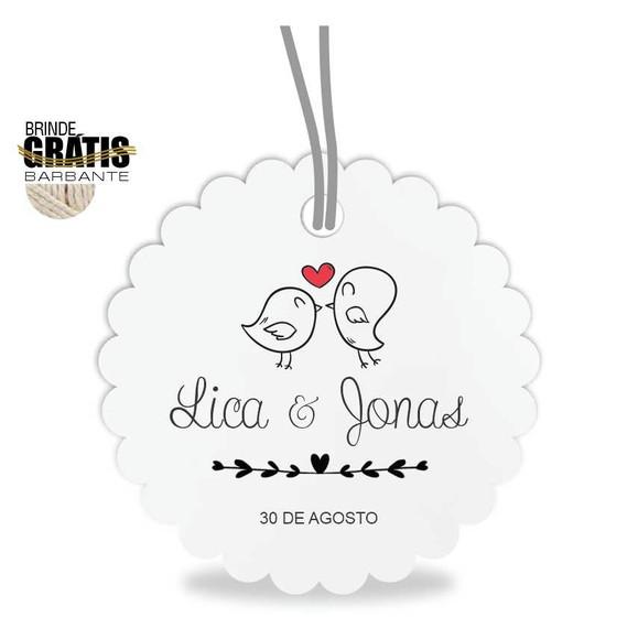 Tag casamento escalope passarinhos