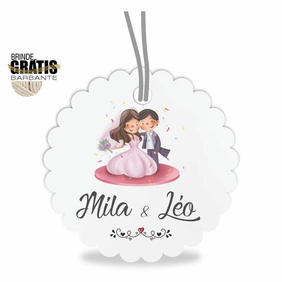 Tag casamento escalope noivinhos