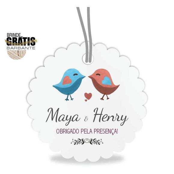 Tag casamento escalope passarinhos