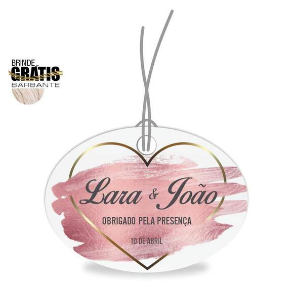 Tag casamento oval