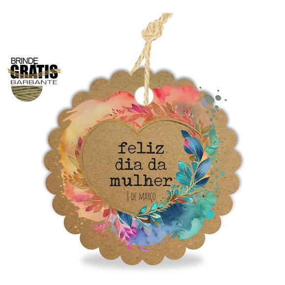 Tag Dia da Mulher Personalizada, Mod.01