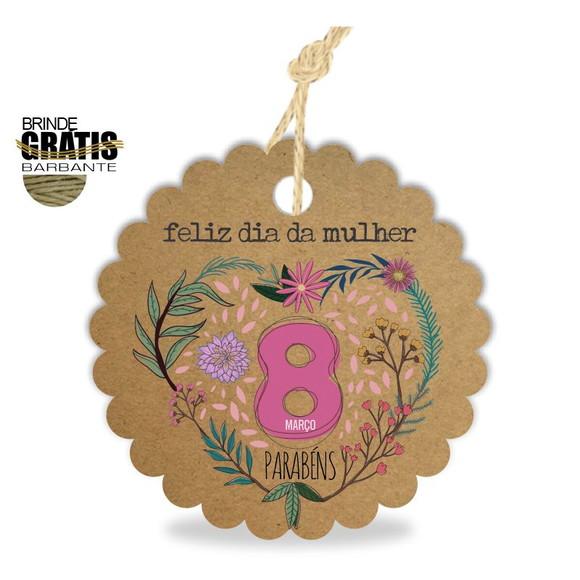 Tag Dia da Mulher Personalizada, Mod.03