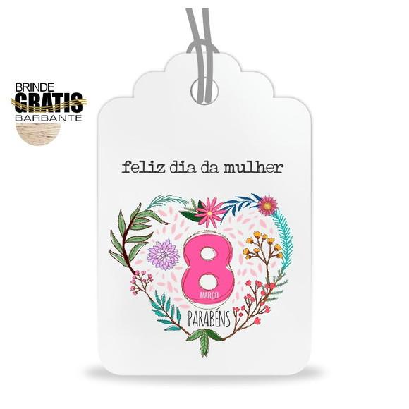 Tag Dia da Mulher Personalizada, Mod.03
