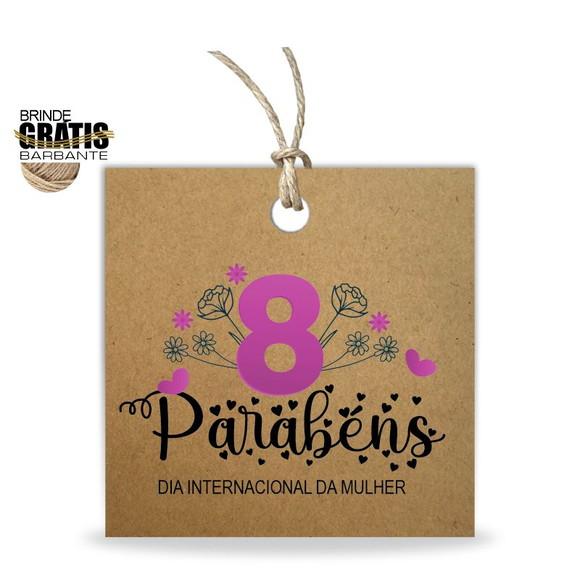 Tag Dia da Mulher Personalizada, Mod.04