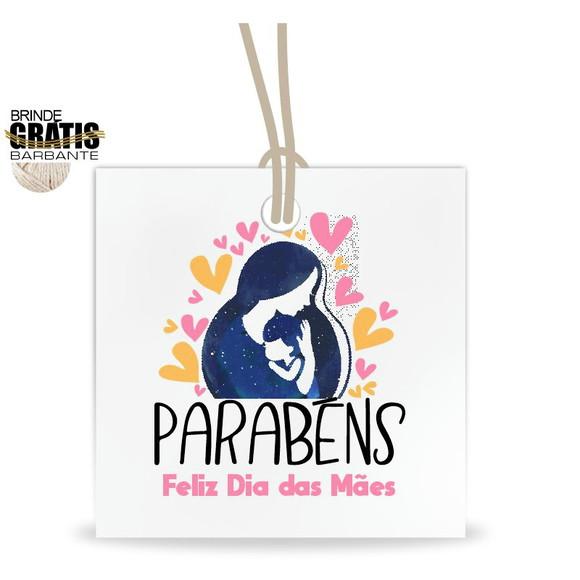 Tag Dia das Mães Personalizada, Mod.09