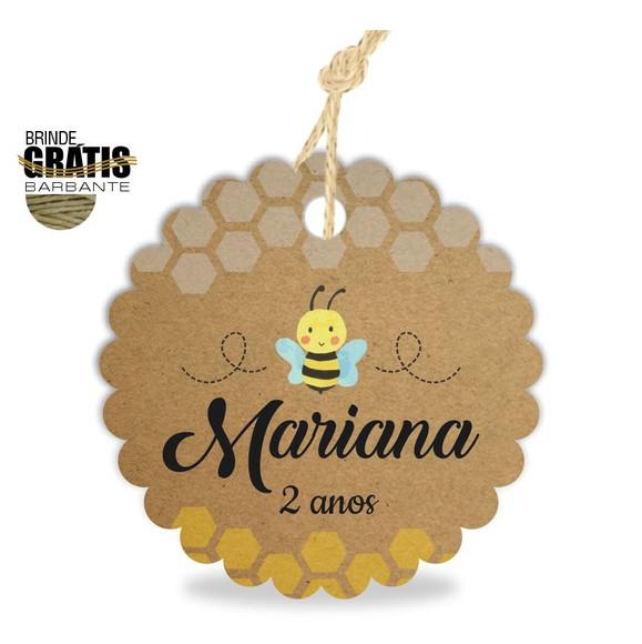 Tag infantil escalope abelhinhas