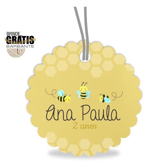 Tag infantil escalope abelhinhas