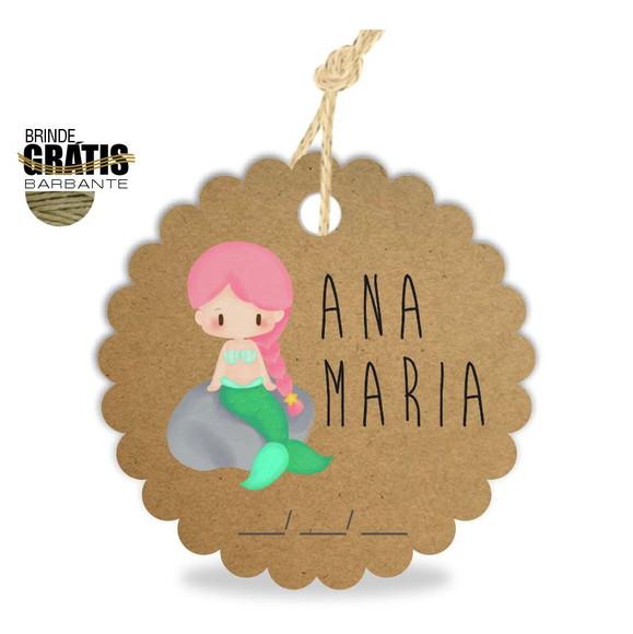Tag infantil escalope sereia