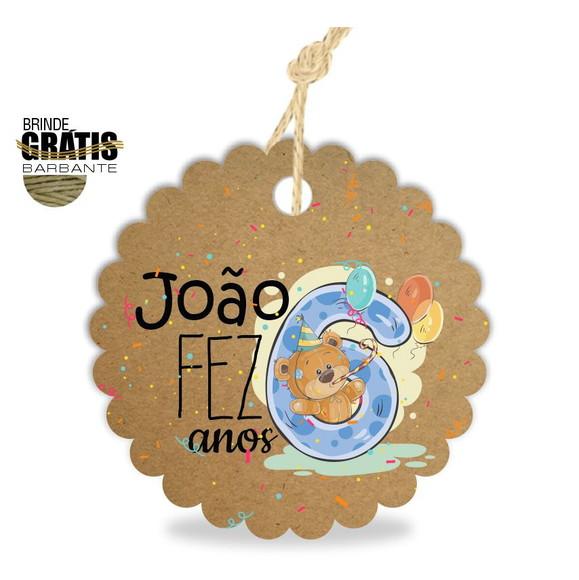 Tag infantil escalope ursinho