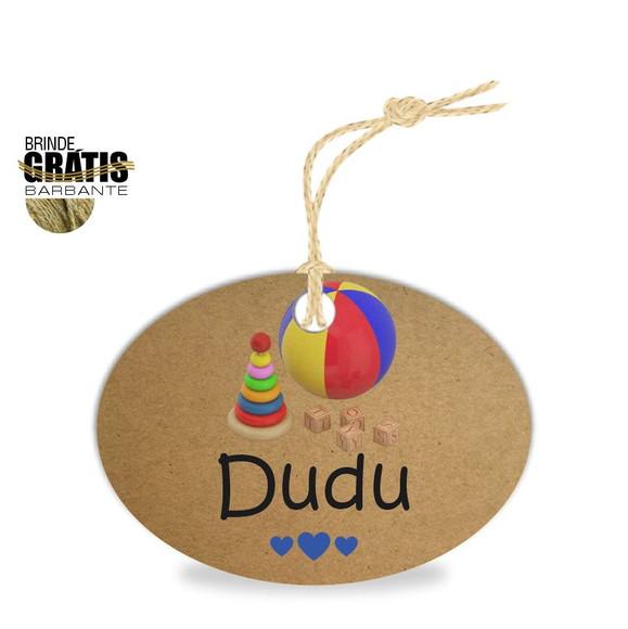 Tag infantil oval brinquedos