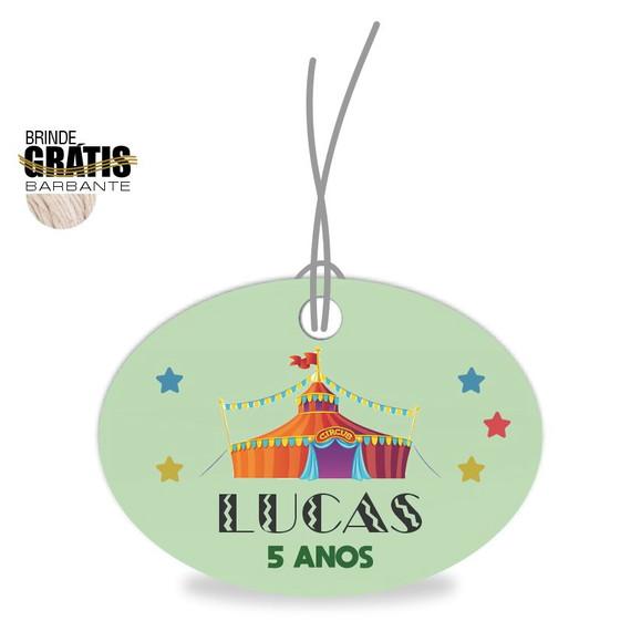 Tag infantil oval circo