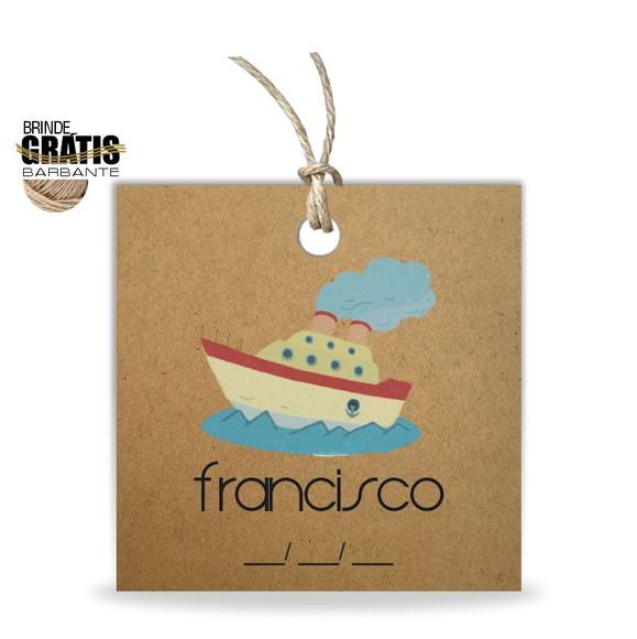 Tag infantil quadrada vbarquinho