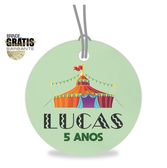 Tag infantil redonda circo