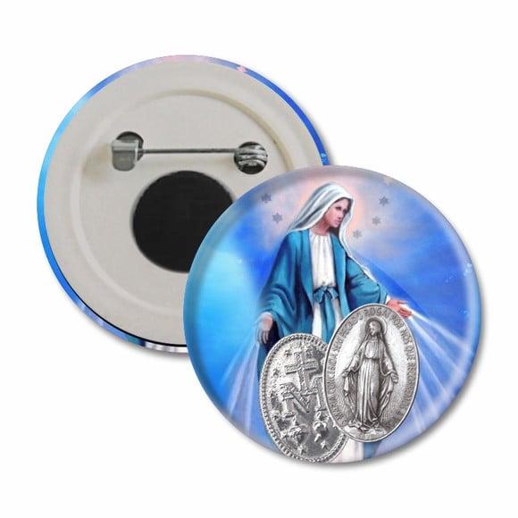 Boton Nossa Senhora da Medalha Milagrosa