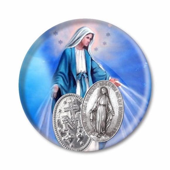 Boton Nossa Senhora da Medalha Milagrosa