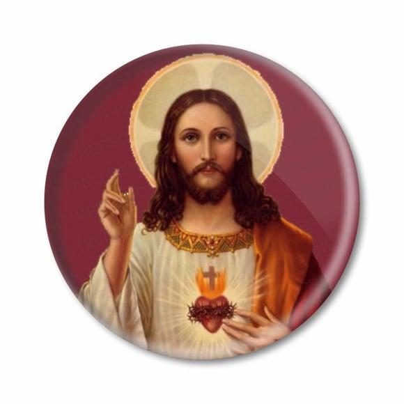 Boton Sagrado Coração de Jesus