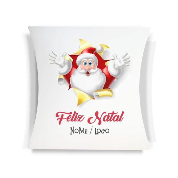 Caixa Travesseiro / Almofada Personaliz. Papai Noel. Mod102