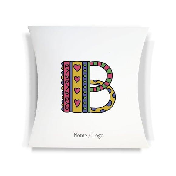 Caixa Travesseiro / Almofada Personalizada. Alfabeto B..mod9