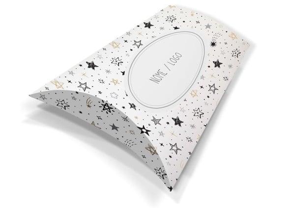 Caixa Travesseiro / Almofada Personalizada. Estrelas. Mod51