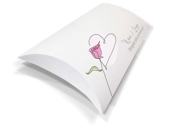 Caixa Travesseiro / Almofada Personalizada. Floral Mod28