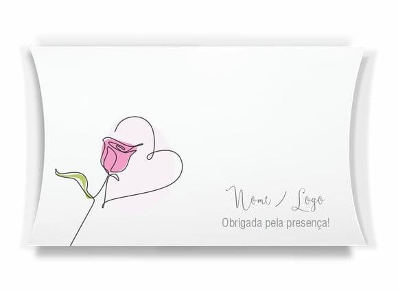 Caixa Travesseiro / Almofada Personalizada. Floral Mod28