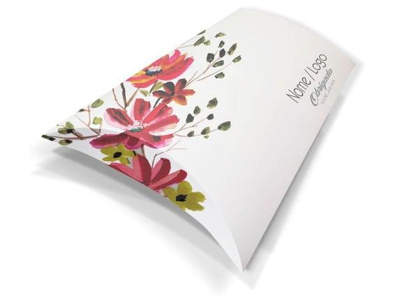 Caixa Travesseiro / Almofada Personalizada. Floral Mod63