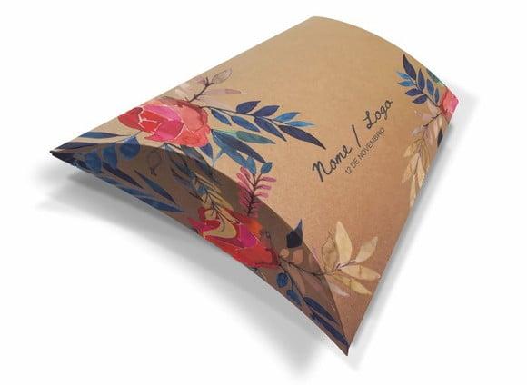 Caixa Travesseiro / Almofada Personalizada. Floral Mod6