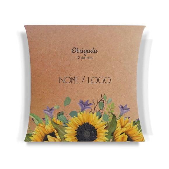 Caixa Travesseiro / Almofada Personalizada. Floral Mod8