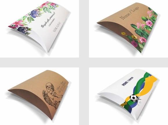 Caixa Travesseiro / Almofada Personalizada. Floral Mod83