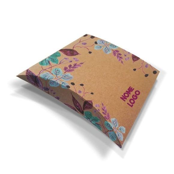 Caixa Travesseiro / Almofada Personalizada. Floral. Mod36