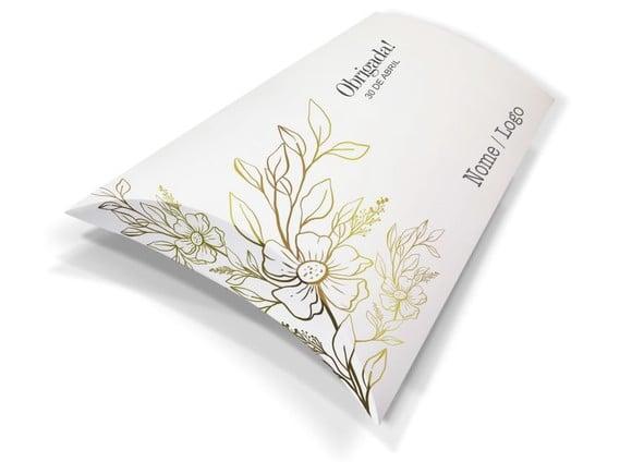 Caixa Travesseiro / Almofada Personalizada. Floral. Mod79