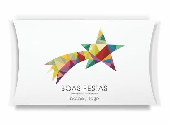 Caixa Travesseiro / Almofada Personalizada. Natal. Mod100