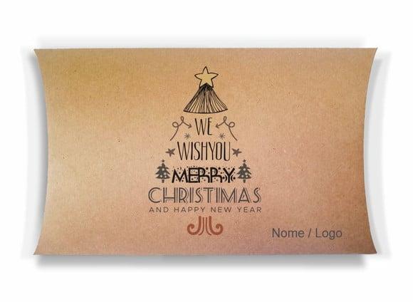 Caixa Travesseiro / Almofada Personalizada. Natal. Mod103