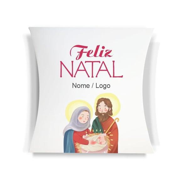Caixa Travesseiro / Almofada Personalizada. Natal. Mod114