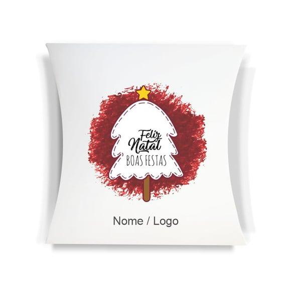 Caixa Travesseiro / Almofada Personalizada. Natal. Mod110