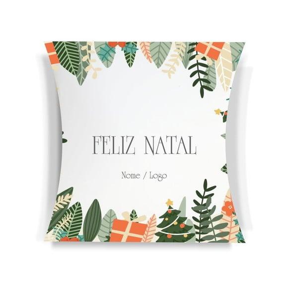 Caixa Travesseiro / Almofada Personalizada. Natal. Mod94